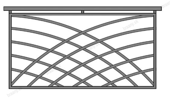 Zábradlie GLENA 1bm