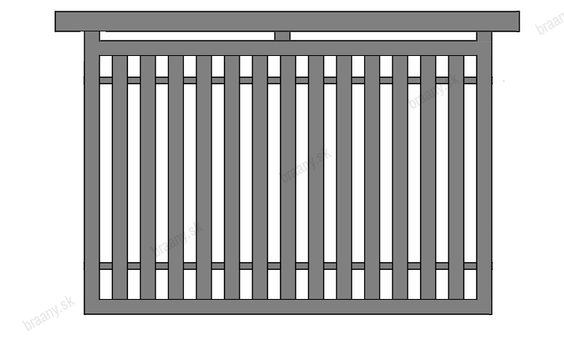 Zábradlie SABE 1bm